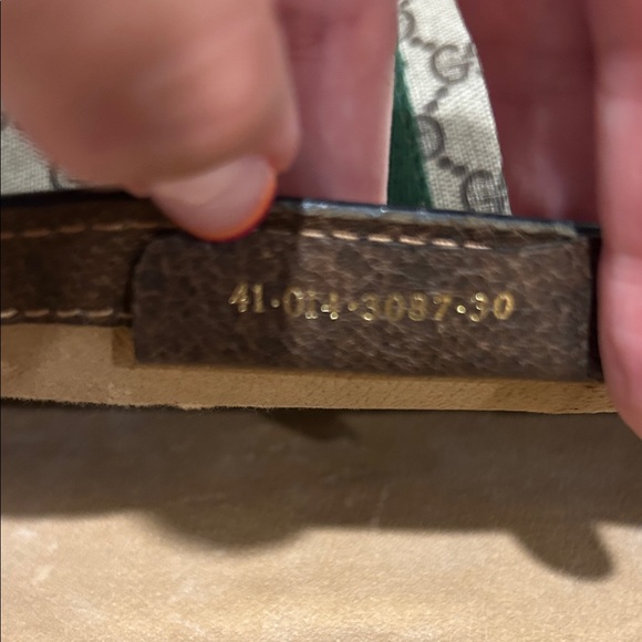 Gucci GG Supreme Vintage Clutch , Sherry Line Brown - Picture 10 of 11